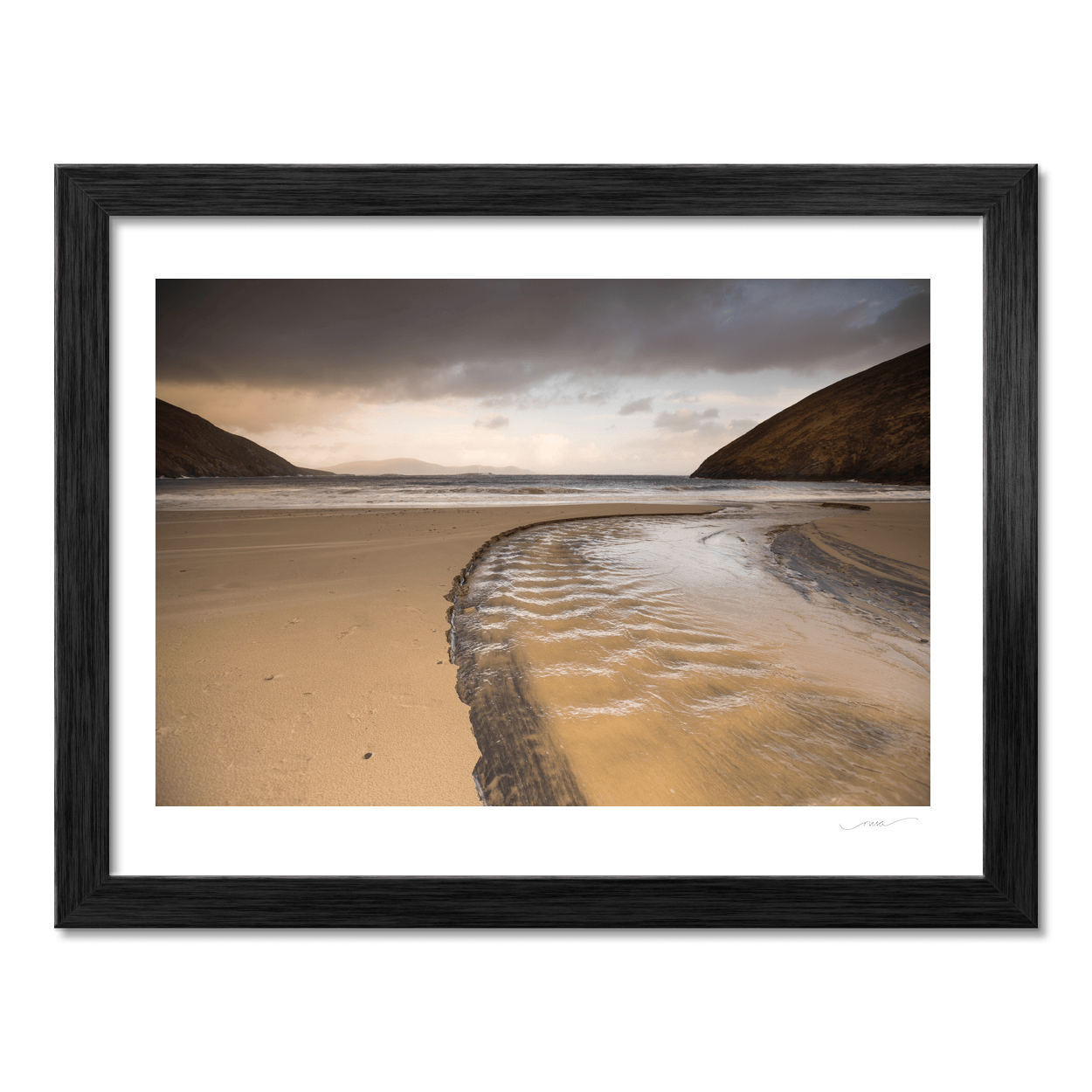 Nua Photography Print Keem Bay Stream Under Moody Skies, Co. Mayo Keem Bay Stream Under Moody Skies Print | Nua Photography