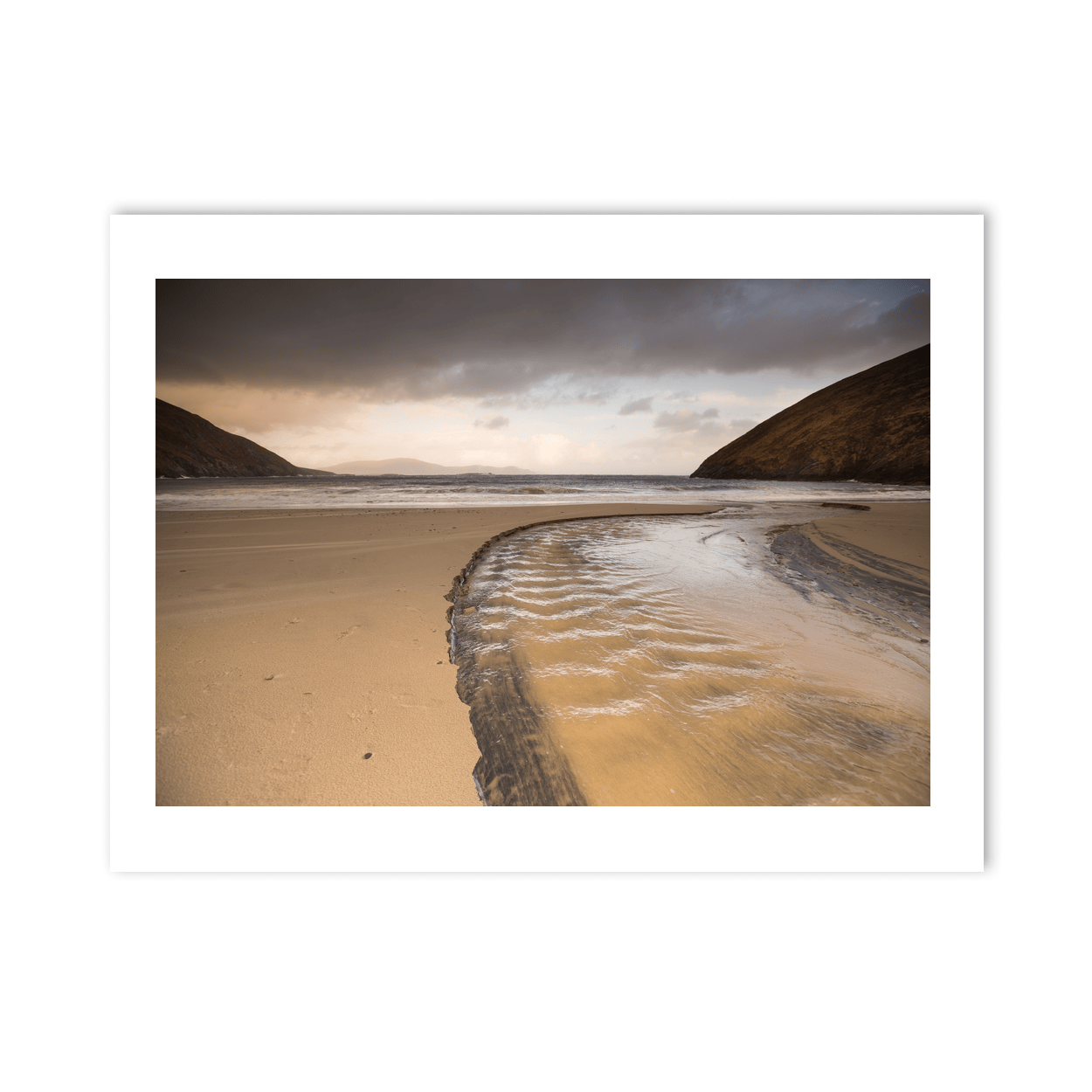 Nua Photography Print Keem Bay Stream Under Moody Skies, Co. Mayo Keem Bay Stream Under Moody Skies Print | Nua Photography