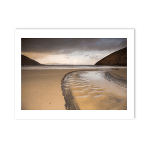 Nua Photography Print Keem Bay Stream Under Moody Skies, Co. Mayo Keem Bay Stream Under Moody Skies Print | Nua Photography