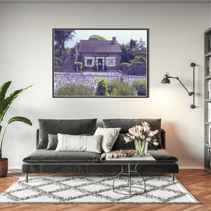 Nua Photography Print Kenmare Book-Shop with Lavender in Bloom, Co. Kerry Kenmare Book-Shop with Lavender Print | Nua Photography