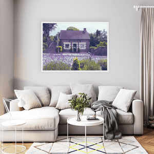 Nua Photography Print Kenmare Book-Shop with Lavender in Bloom, Co. Kerry Kenmare Book-Shop with Lavender Print | Nua Photography