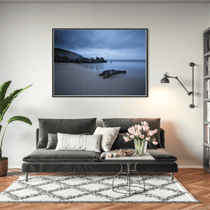 Nua Photography Print Moody Blue Hour on a Kerry Beach, Co. Kerry Moody Blue Hour Kerry Beach Print | Nua Photography