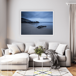 Nua Photography Print Moody Blue Hour on a Kerry Beach, Co. Kerry Moody Blue Hour Kerry Beach Print | Nua Photography