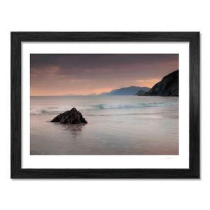 Nua Photography Print Kerry Coastline Sunset with Misty Mountains, Co. Kerry Kerry Coastline Sunset with Misty Mountains Print | Nua Photography