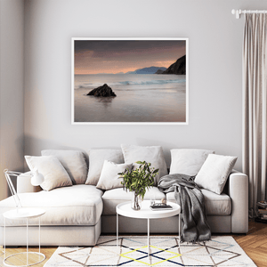 Nua Photography Print Kerry Coastline Sunset with Misty Mountains, Co. Kerry Kerry Coastline Sunset with Misty Mountains Print | Nua Photography