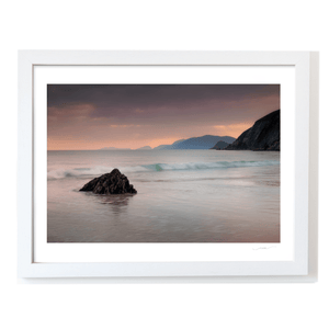 Nua Photography Print Kerry Coastline Sunset with Misty Mountains, Co. Kerry Kerry Coastline Sunset with Misty Mountains Print | Nua Photography
