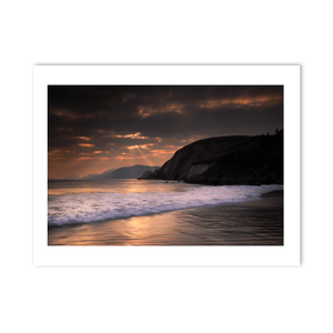 Nua Photography Print Kerry Coastline Dramatic Sunset with Crepuscular Rays, Co. Kerry Kerry Coastline Dramatic Sunset Rays Print | Nua Photography