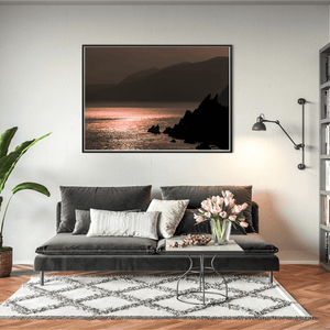 Nua Photography Print Kerry Coastline Silhouette in Golden Light, Co. Kerry Kerry Coastline Silhouette in Golden Light Print | Nua Photography