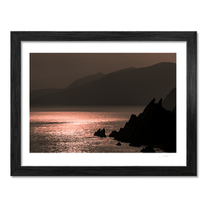 Nua Photography Print Kerry Coastline Silhouette in Golden Light, Co. Kerry Kerry Coastline Silhouette in Golden Light Print | Nua Photography