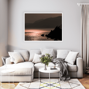 Nua Photography Print Kerry Coastline Silhouette in Golden Light, Co. Kerry Kerry Coastline Silhouette in Golden Light Print | Nua Photography