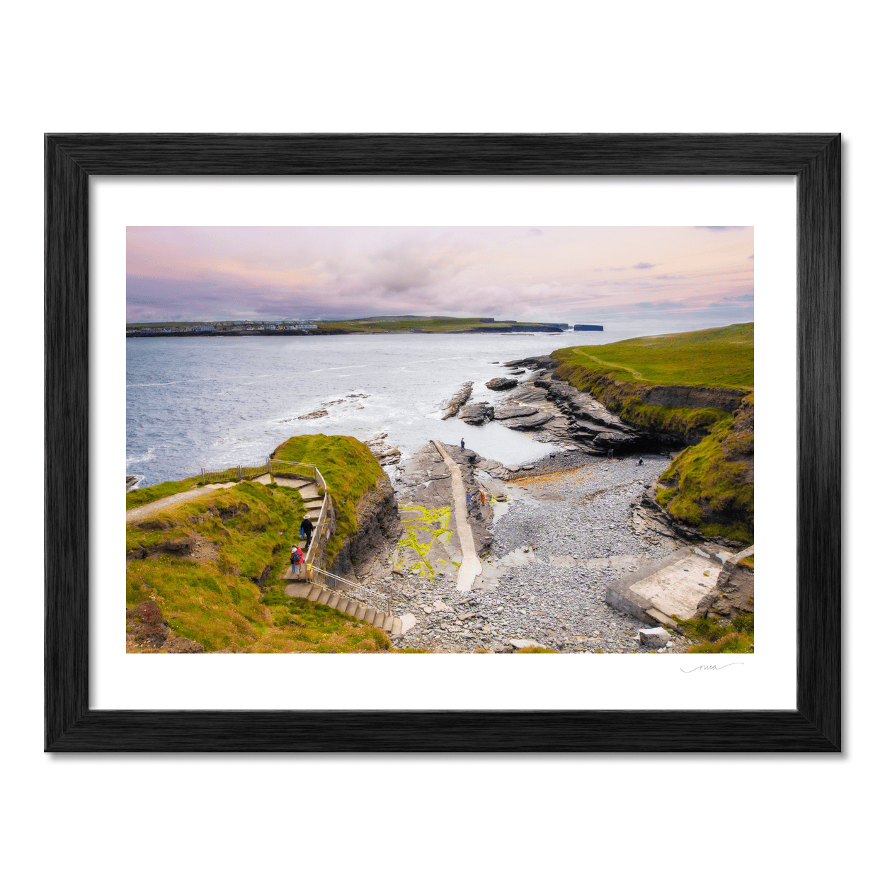 kilkee-cliffs-steps-rocky-cove-evening PM