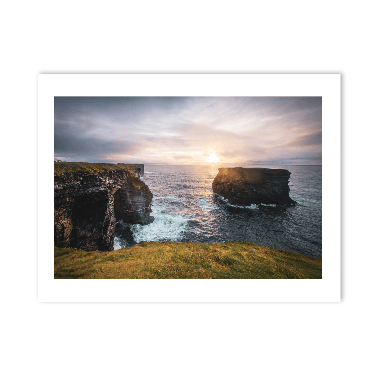 kilkee-cliffs-sunset-sea-stack-golden-hour PM