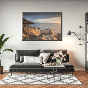 killiney-beach-rocky-shore-golden-sunset BFW