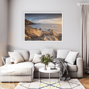 killiney-beach-rocky-shore-golden-sunset WFW