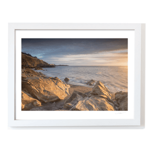 killiney-beach-rocky-shore-golden-sunset WF