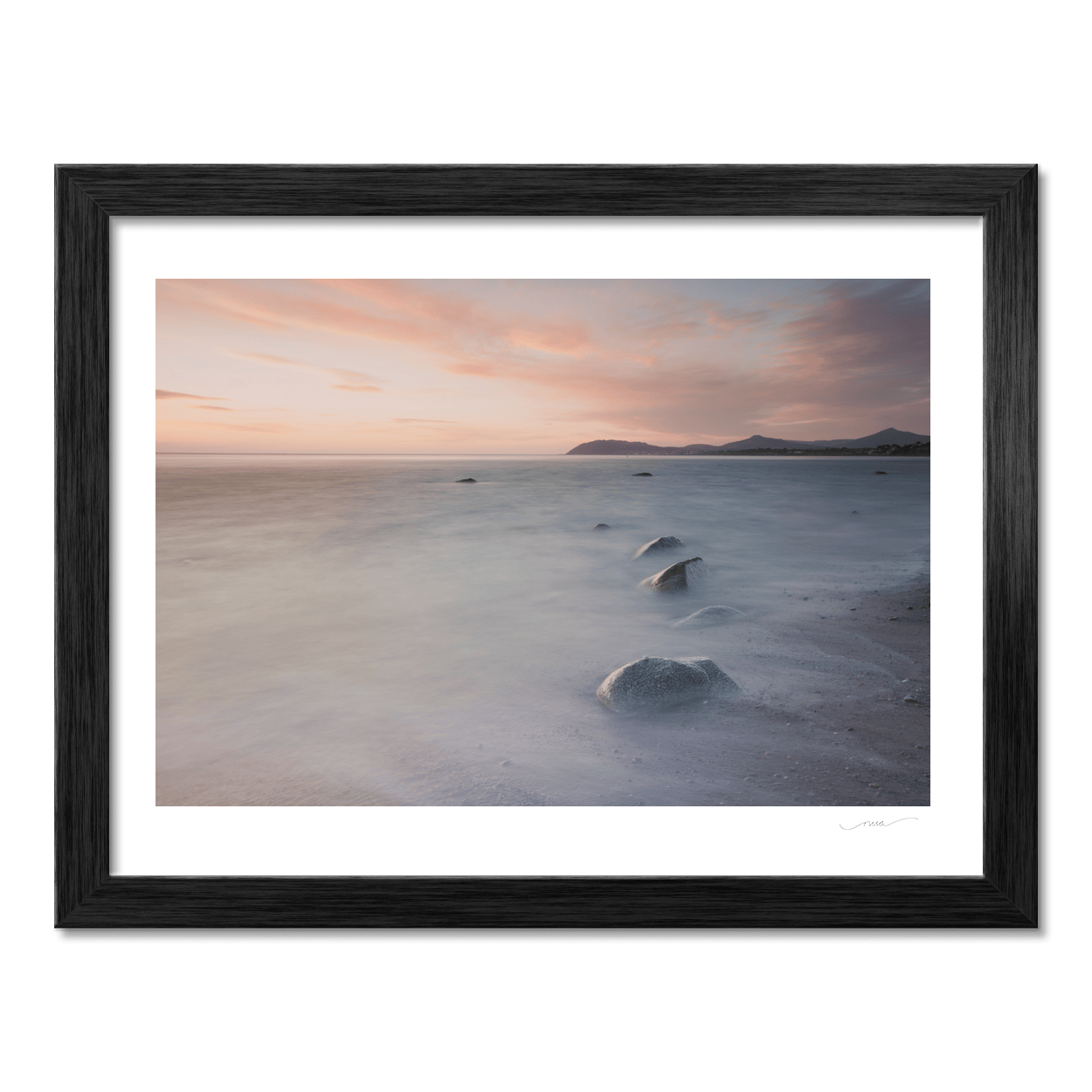 killiney-beach-silky-water-sunset-rocks PM