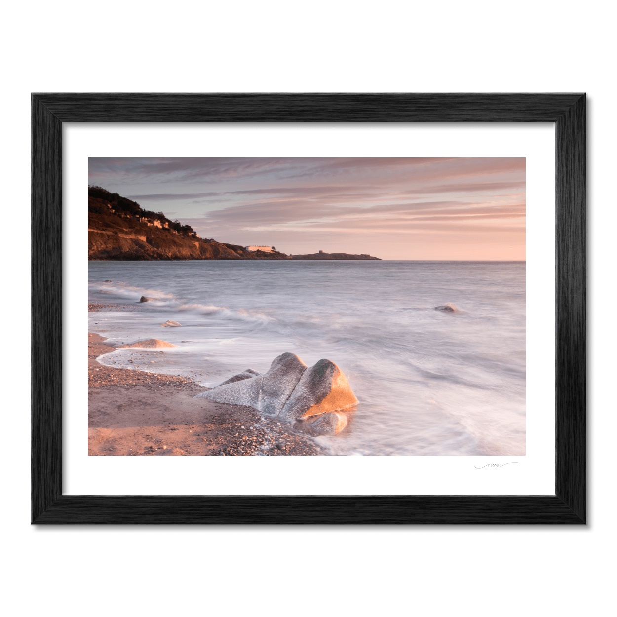 killiney-beach-sunset-golden-hour-waves PM