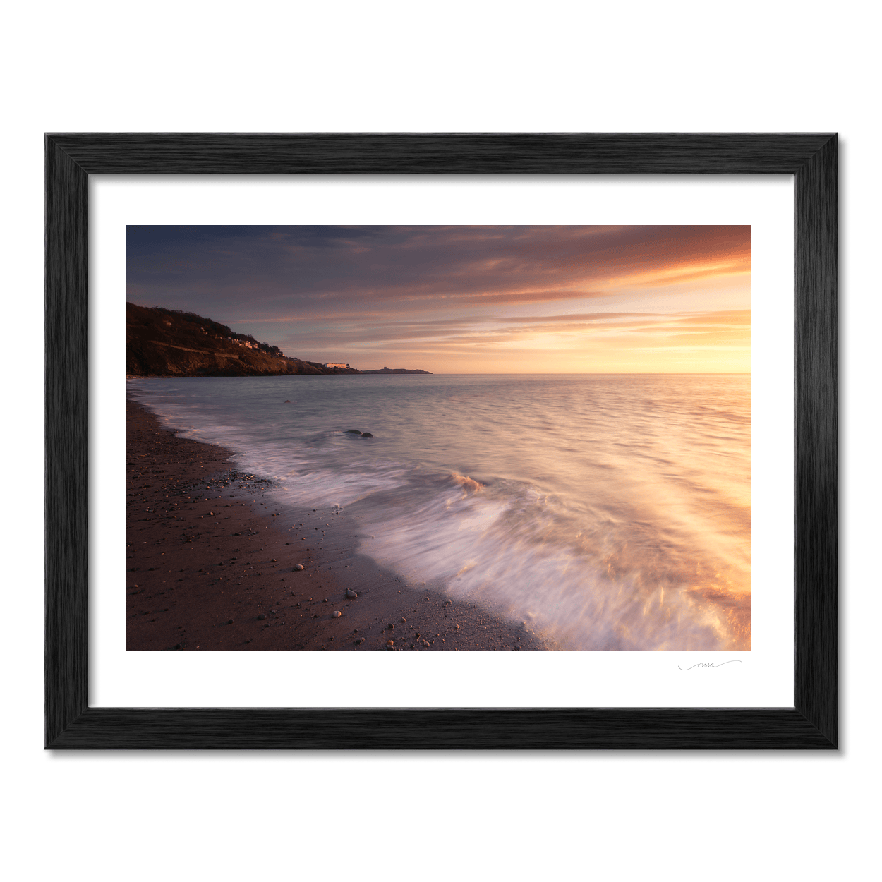 killiney-beach-sunset-silky-waves PM