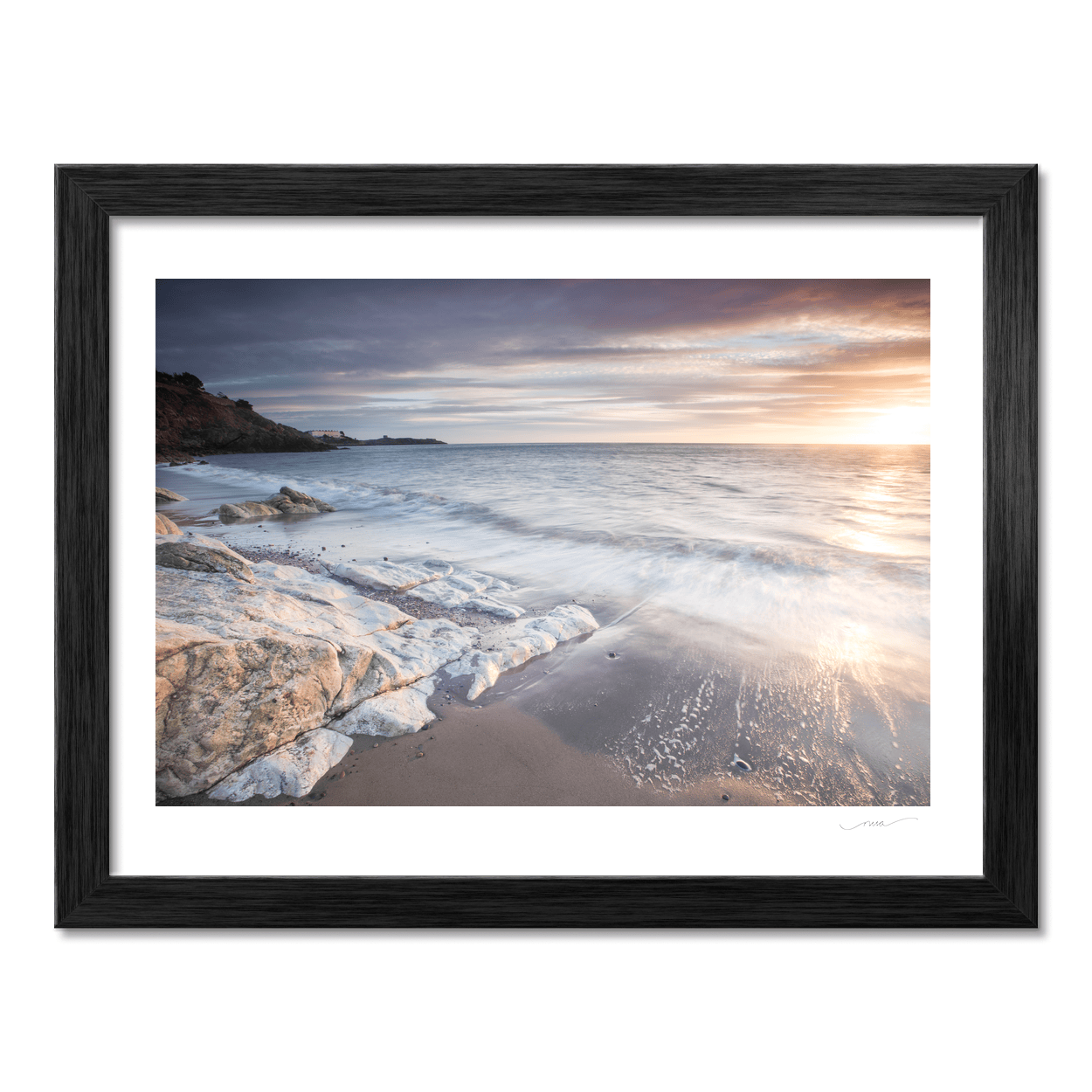 killiney-beach-sunset-waves-white-rocks PM