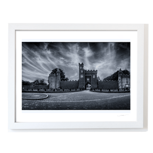 killyleagh-castle-dramatic-sky-mono WF