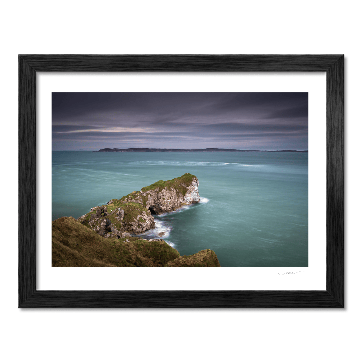 Nua Photography Print Kinbane Head Sea Stack and Moody Skies, Co. Antrim Kinbane Head Sea Stack Moody Skies Print | Nua Photography