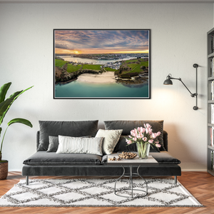 kinsale-dock-beach-aerial-sunset BFW