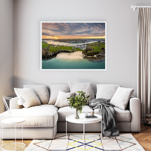 kinsale-dock-beach-aerial-sunset WFW