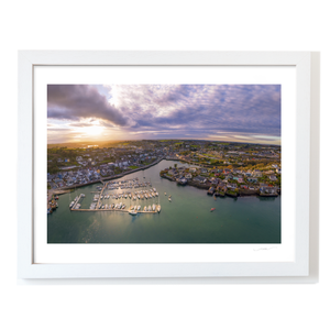 kinsale-harbour-marina-aerial-sunset WF