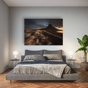 Nua Photography Print Kirkjufell Mountain at Sunset, Iceland Kirkjufell Mountain Sunset Iceland Print | Nua Photography