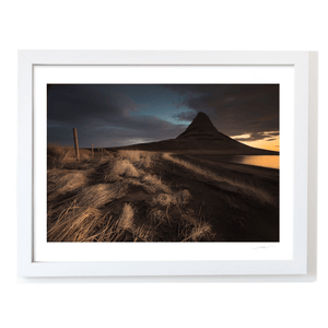 Nua Photography Print Kirkjufell Mountain at Sunset, Iceland Kirkjufell Mountain Sunset Iceland Print | Nua Photography
