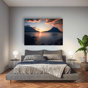 Nua Photography Print Kirkjufell Mountain at Sunset, Iceland (3) Kirkjufell Mountain Sunset Iceland Print | Nua Photography