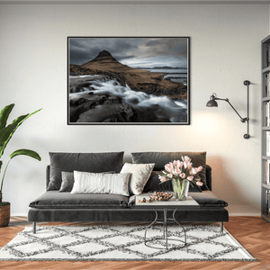 Nua Photography Print Kirkjufell Mountain and Waterfall, SnÃ¦fellsnes Peninsula, Iceland Kirkjufell Mountain and Waterfall Iceland Print | Nua Photography