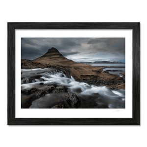 Nua Photography Print Kirkjufell Mountain and Waterfall, SnÃ¦fellsnes Peninsula, Iceland Kirkjufell Mountain and Waterfall Iceland Print | Nua Photography