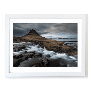 Nua Photography Print Kirkjufell Mountain and Waterfall, SnÃ¦fellsnes Peninsula, Iceland Kirkjufell Mountain and Waterfall Iceland Print | Nua Photography