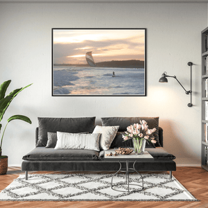 kitesurfer-south-beach-sunset-golden-hour BFW
