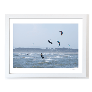 Nua Photography Print Kitesurfers at South Beach Rush, Co. Dublin Kitesurfers at South Beach Rush Print | Nua Photography