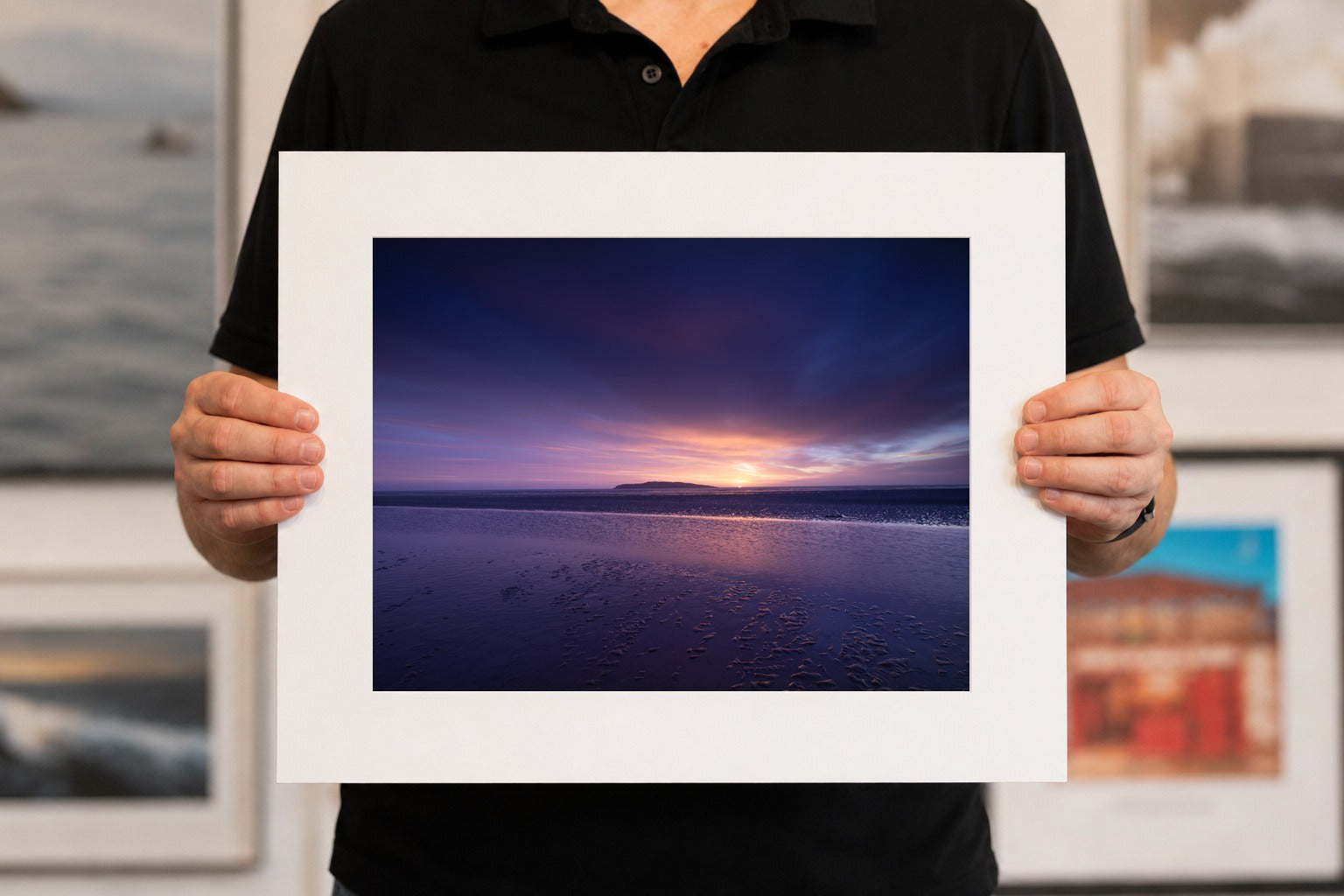 Lambay and the South Beach Dawn, limited 20 x 16 inch Nua Photography print