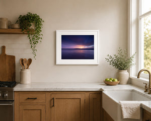 Lambay and the South Beach Dawn, 20 x 16 inch kitchen display
