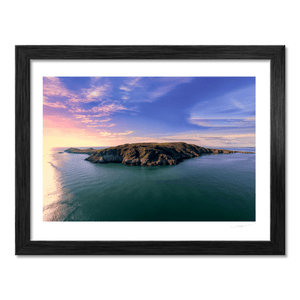 lambay-island-aerial-sunset-calm-seas BF