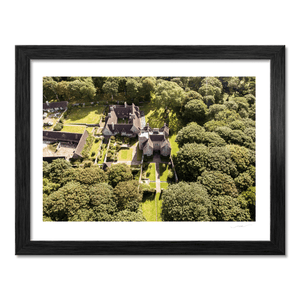Nua Photography Print Lambay Island Castle Aerial View Through Woodland, Co. Dublin Lambay Island Castle Aerial View Print | Nua Photography