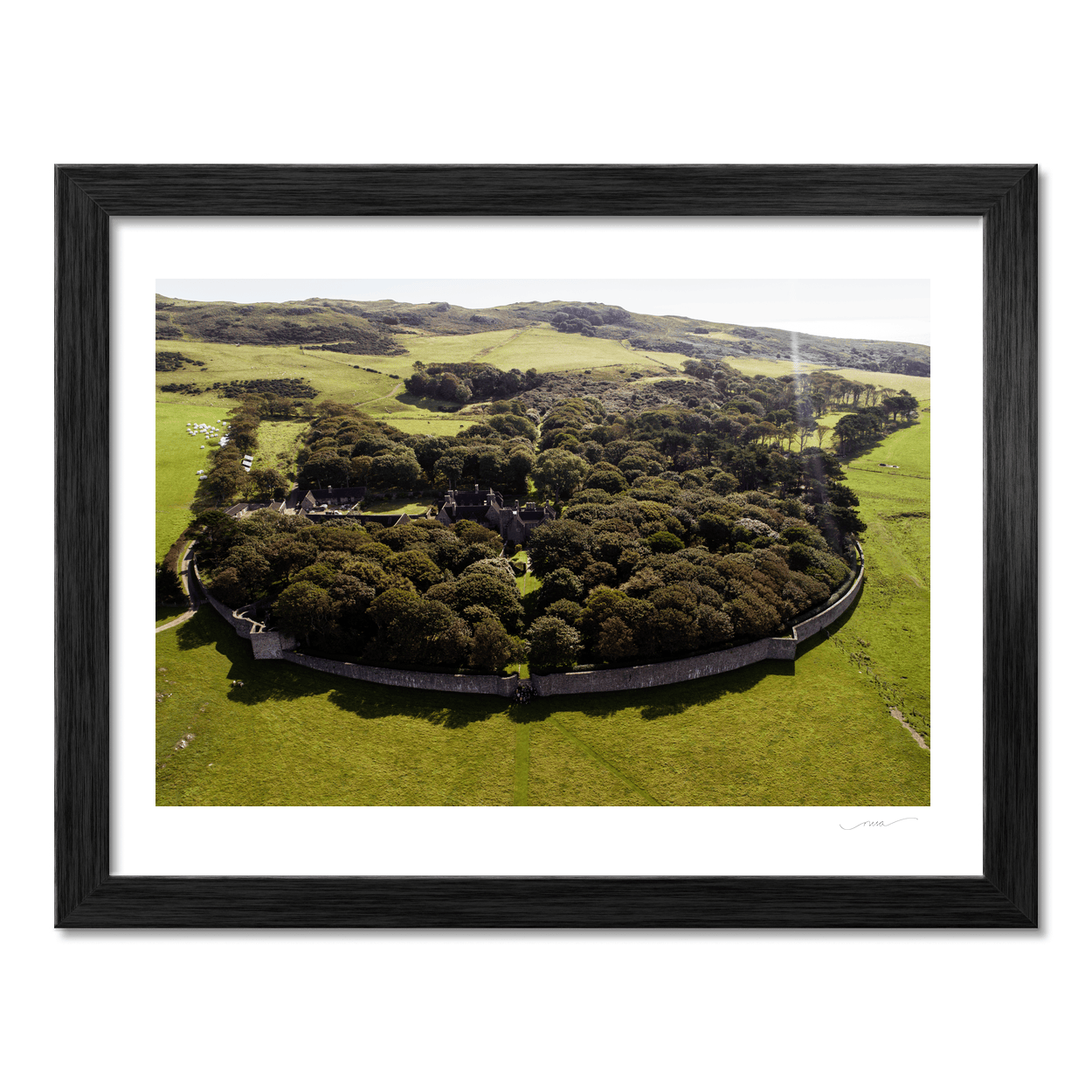 lambay-island-castle-walled-estate-aerial PM