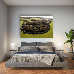 lambay-island-castle-walled-estate-aerial Pano