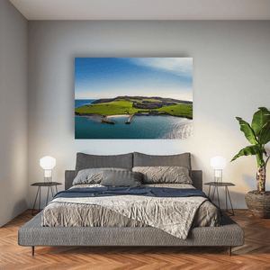 lambay-island-harbour-aerial-view Pano