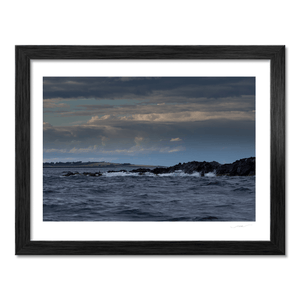 Nua Photography Print Lambay Island Rocky Outcrop and Stormy Seas from Rush, Co. Dublin Lambay Island Stormy Seas from Rush Print | Nua Photography