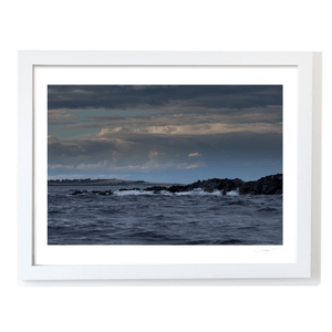 Nua Photography Print Lambay Island Rocky Outcrop and Stormy Seas from Rush, Co. Dublin Lambay Island Stormy Seas from Rush Print | Nua Photography