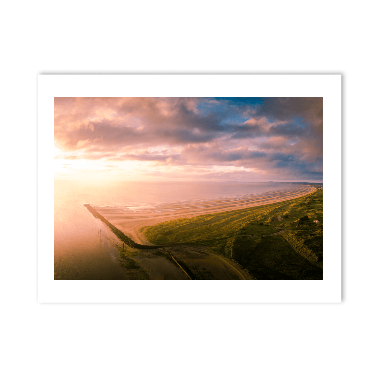 laytown-beach-sunset-aerial-panorama PM