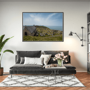 Nua Photography Print Llanbadrig Church and Cemetery Coastal View, Anglesey Wales Llanbadrig Church Cemetery Coastal View Print | Nua Photography