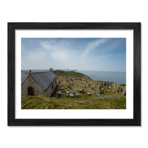 Nua Photography Print Llanbadrig Church and Cemetery Coastal View, Anglesey Wales Llanbadrig Church Cemetery Coastal View Print | Nua Photography