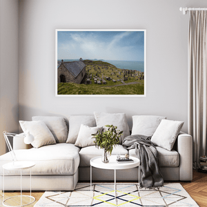 Nua Photography Print Llanbadrig Church and Cemetery Coastal View, Anglesey Wales Llanbadrig Church Cemetery Coastal View Print | Nua Photography