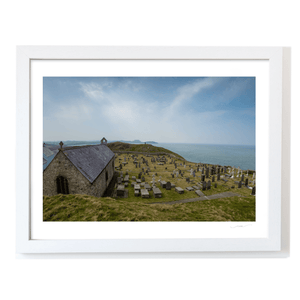 Nua Photography Print Llanbadrig Church and Cemetery Coastal View, Anglesey Wales Llanbadrig Church Cemetery Coastal View Print | Nua Photography